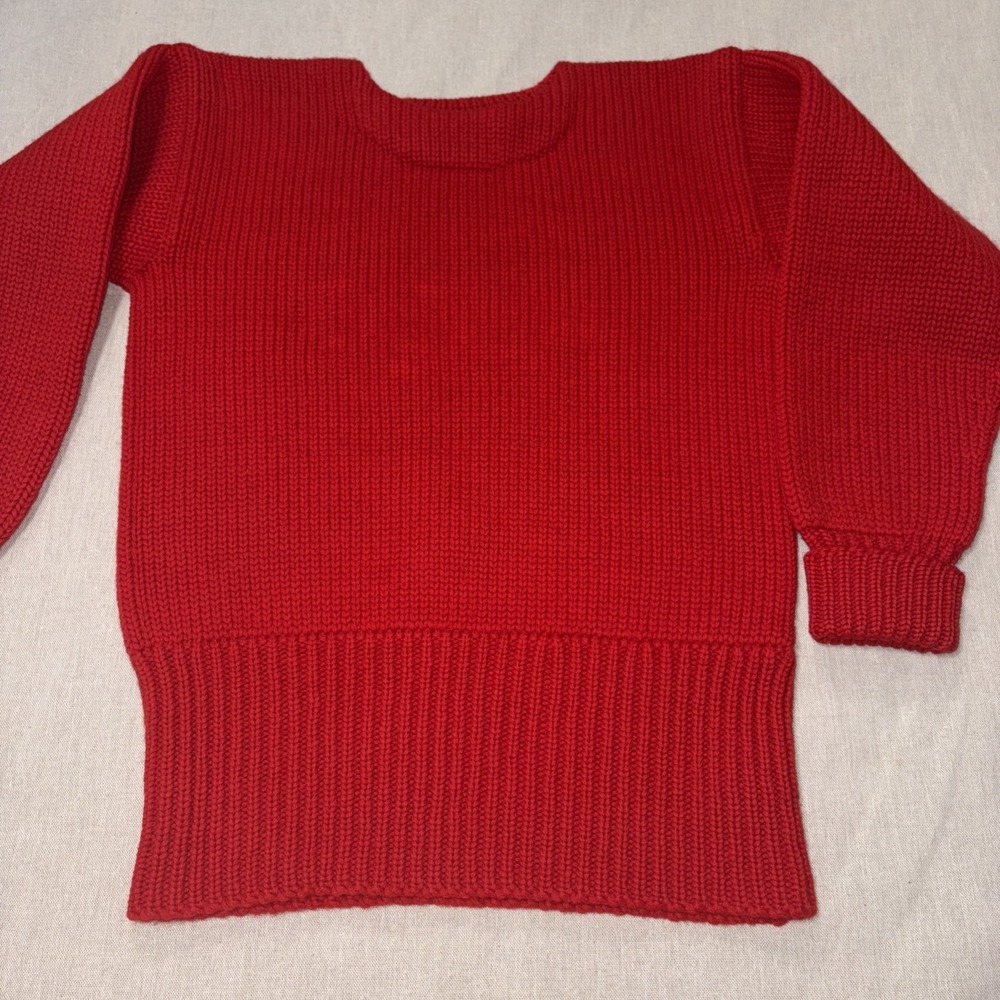 Vintage 50s PEARSON (Thick) Size Small Wool Sweater Philadelphia MINT Condition - Picture 4 of 10
